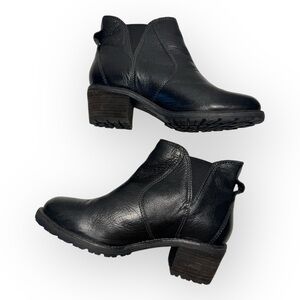 L.L. Bean Black Leather Ankle Booties